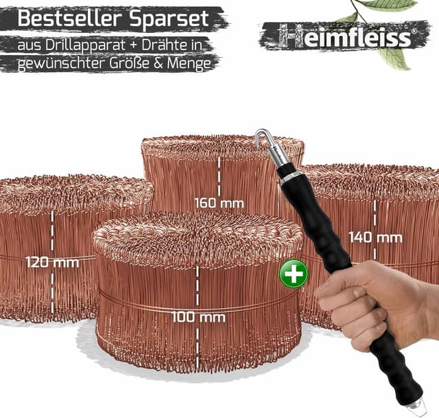 Thumbnail 1 de Heimfleiss Drillapparat Driller 1,0 mm Ösendraht