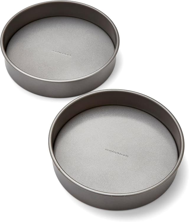 Detalle de Morphy Richards 8" Loose Base Shallow Cake Tin Set (Non-Stick Carbon Steel) – 849007