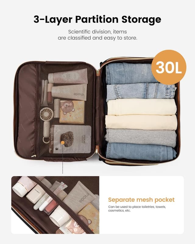 Thumbnail 4 de LOVEVOOK Rolling Laptop Bag 17.3-inch briefcase