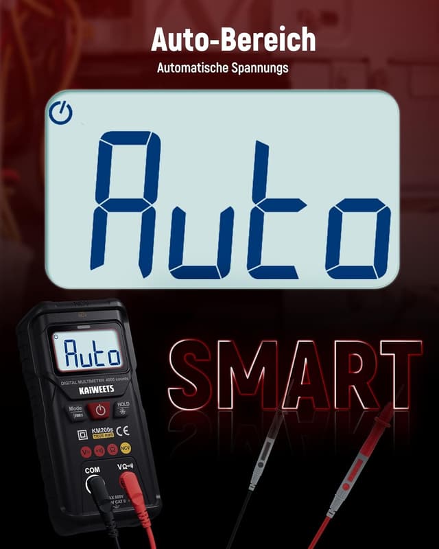 Thumbnail 3 de KAIWEETS KM200s Multimeter mit True RMS