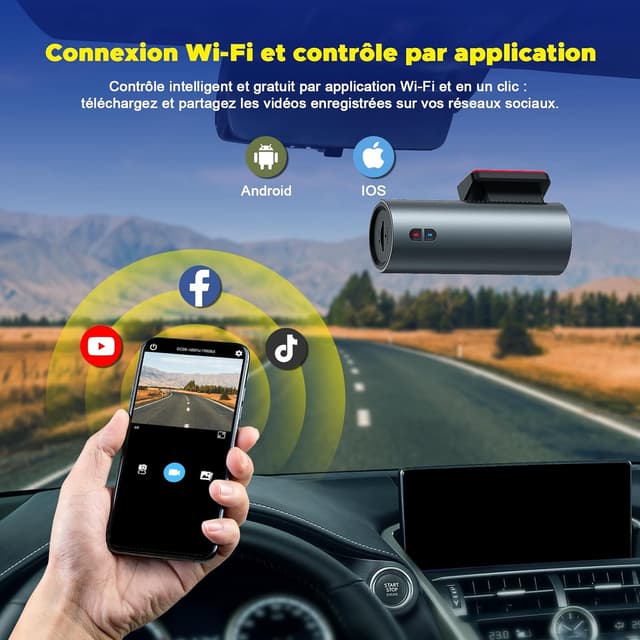 Thumbnail 2 de Volam 4K Dashcam 170°