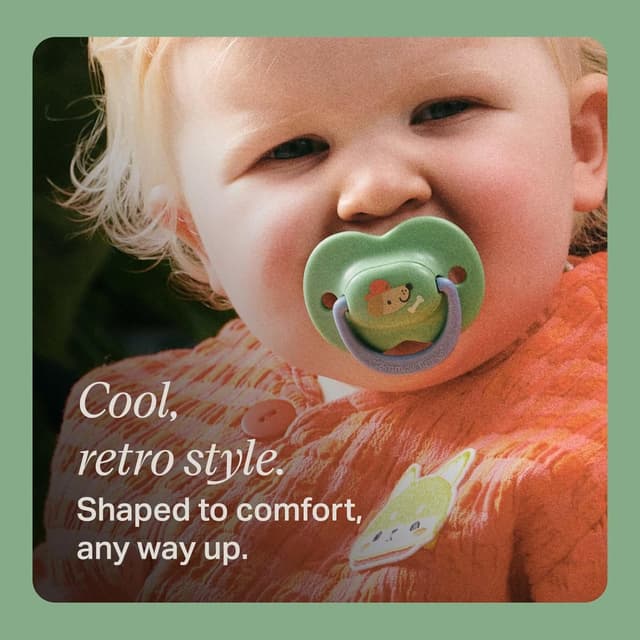 Detalle de Tommee Tippee Ultimate Fit Soother (6–18 Months) Orthodontic Dummy, Symmetrical Teat – 4 Pack, BPA-Free Silicone