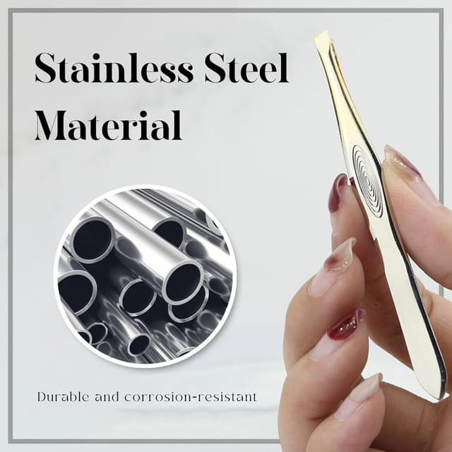 Detalle 2 de Facial hair tweezers set 5 pcs