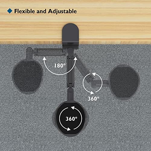 Detalle de BONTEC Soporte Ajustable para Reposabrazos de Escritorio 🖥