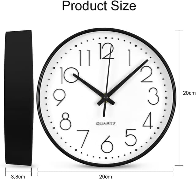 Detalle 2 de Aolso Horloge murale design 20 cm