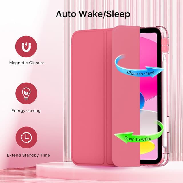 Thumbnail 6 de MoKo Custodia iPad 11 Pollici A16, Anguria Rosa