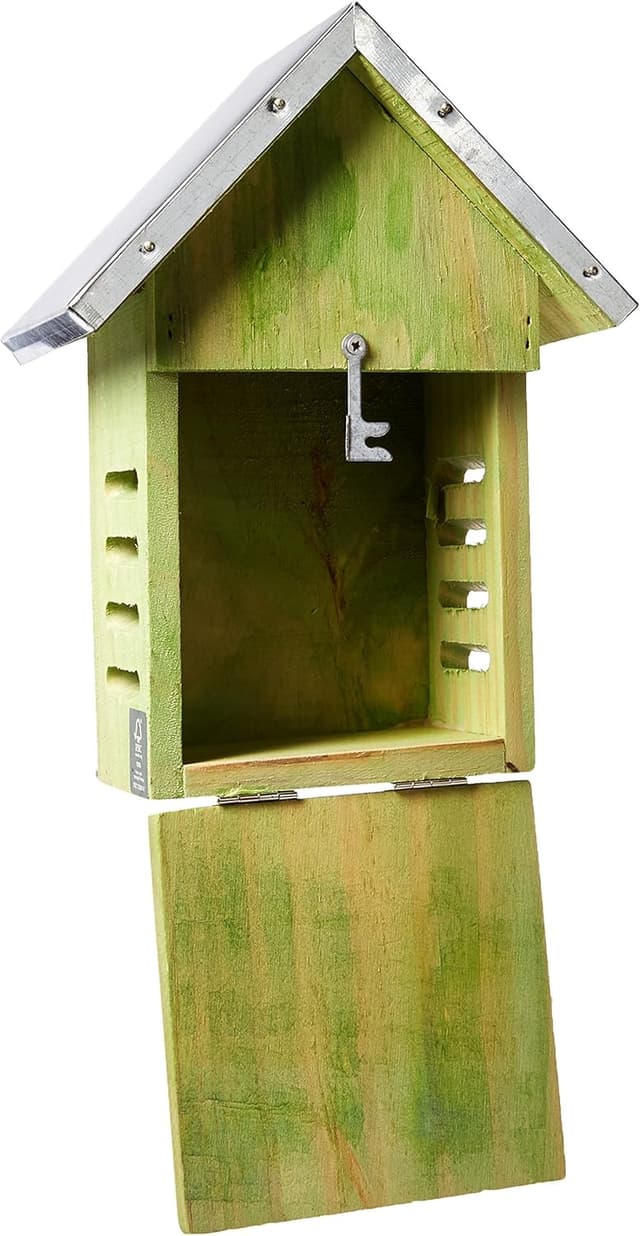Detalle 2 de Wild on Wildlife Esschert Design WA05 wooden lady bird house (23 x 17 x 10cm) – natural