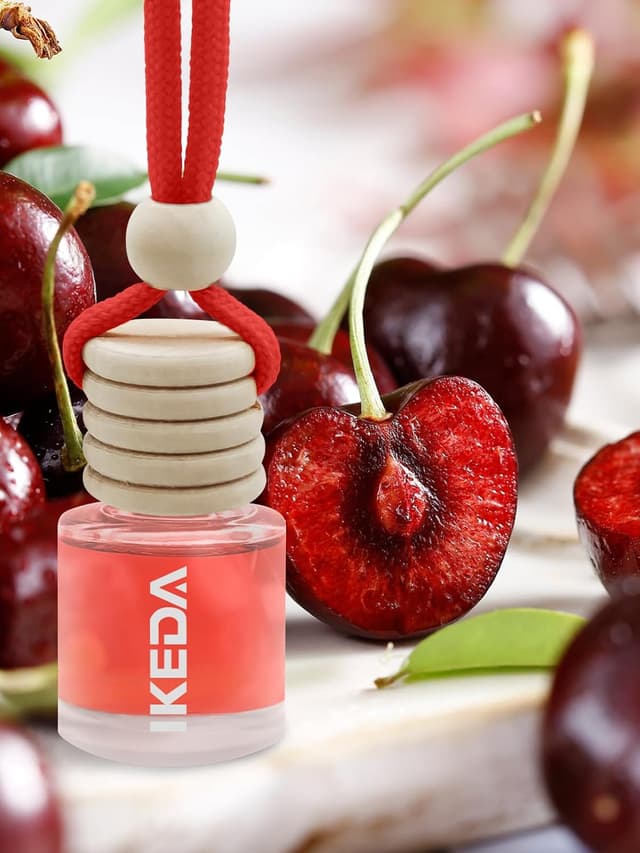 Detalle 2 de Ikeda Auto-Lufterfrischer mit Clip, 45+ Tage Duft, 10 ml – für Auto und Zuhause