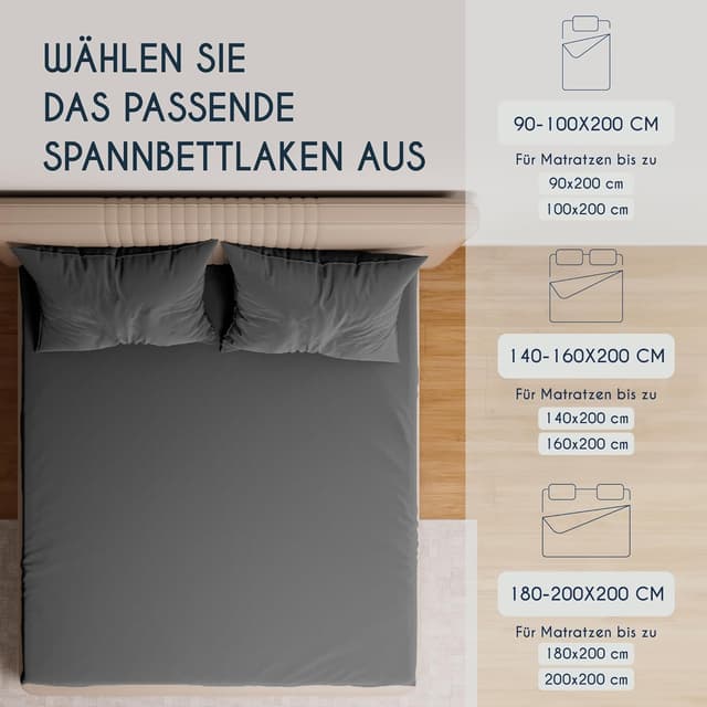 Thumbnail 5 de Dreamzie Premium Spannbettlaken 180x200