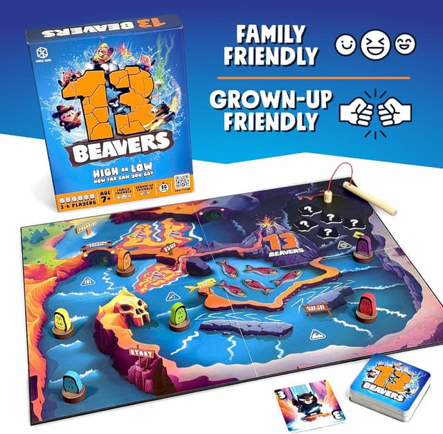 Detalle 2 de 13 Beavers: River Adventure Board Game for 2–6 Players 🎲