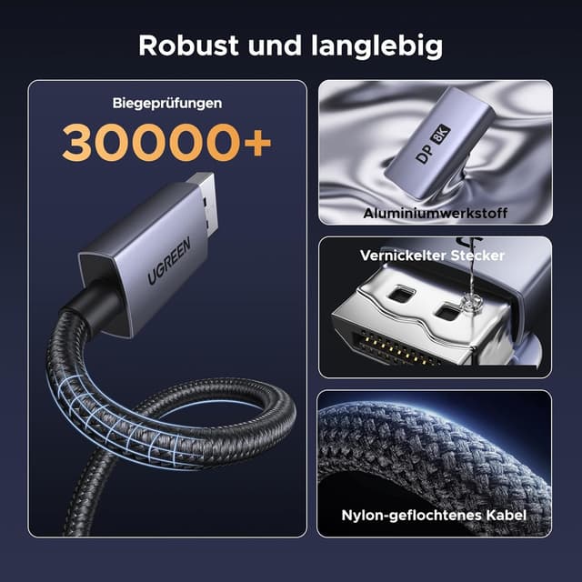 Thumbnail 6 de UGREEN DisplayPort zu HDMI Adapter 8K 60Hz