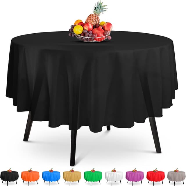 Thumbnail 6 de Red Disposable Rectangular Tablecloth 108×54 in 🧻