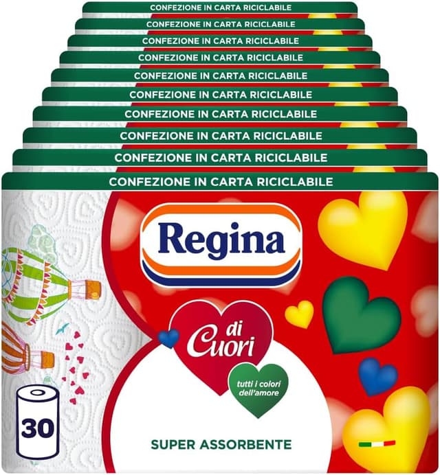 Detalle de Regina di Cuori Carta Cucina 30 Rotoli