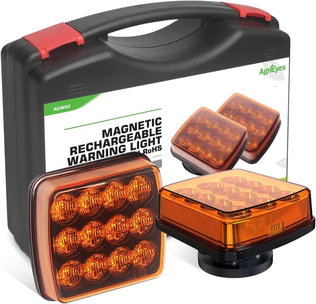 Imagen de Agrieyes Rechargeable Strobe Lights 2-Pack 🚨 en OfertitasTOP
