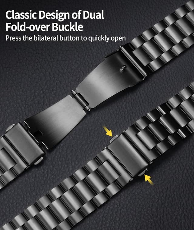 Detalle de Apple Watch stainless strap 49mm TPU case