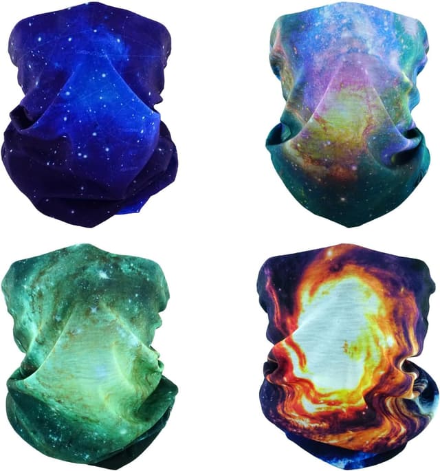 Detalle de SMEHCF 4 Multipurpose Bandanas (Unisex, 100% polyester) — dust-, wind- and sand-proof