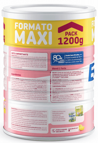 Detalle 2 de Blemil Forte 2 - Leche de Continuación 3600 g