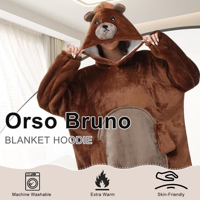 Thumbnail 2 de Sweat Plaid Oversize Sweat à Capuche S/M/L