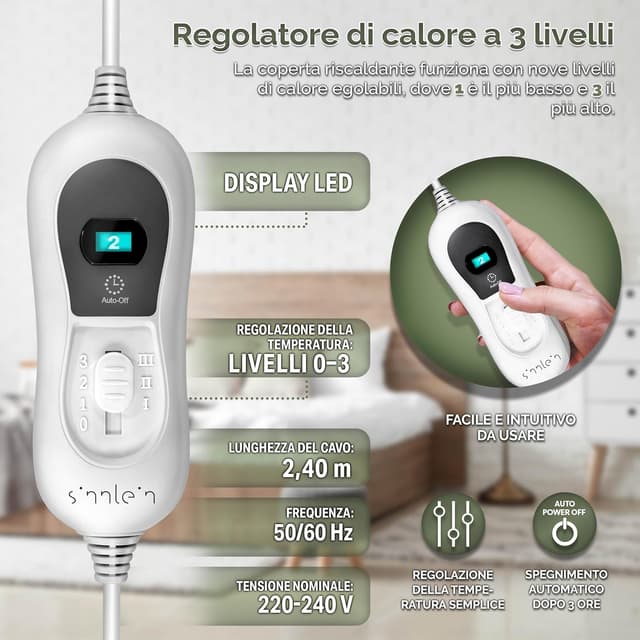 Thumbnail 4 de sinnlein Sottocoperta Elettrica 160x140 cm