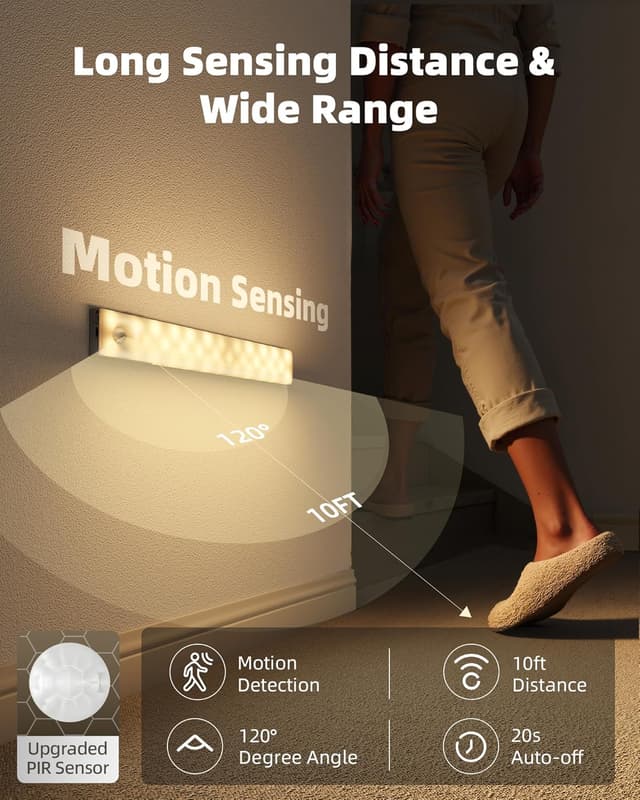 Thumbnail 1 de EZVALO 3-Pack Under Cabinet Lighting 2000mAh