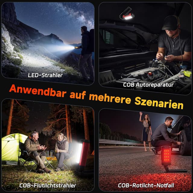 Thumbnail 6 de Daphomeu LED Werkstattlampe 1000 Lumen 🔦