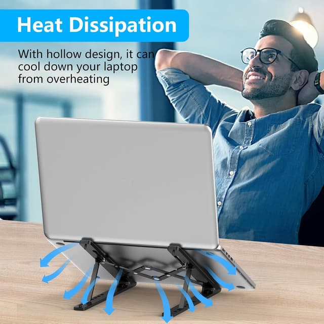 Thumbnail 6 de Nayka Adjustable Laptop Stand for 10–15.6" laptops