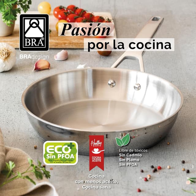 Thumbnail 4 de BRA Signature Set 3 Sartenes Acero Inox.20-24-26👩🍳