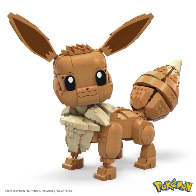 Detalle de Mega Construx Pokebola Jumbo Eevee