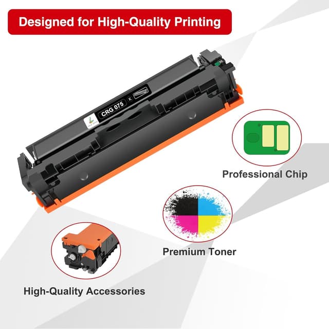 Detalle 2 de TRUE IMAGE 075 075H Toner Set for Canon Color ImageCLASS