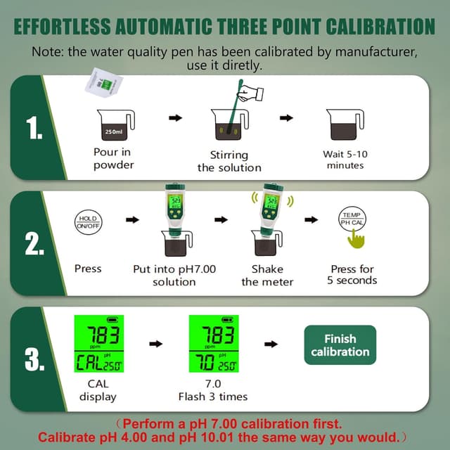 Thumbnail 4 de Homcoice Medidor PH 5 EN 1, pantalla triple