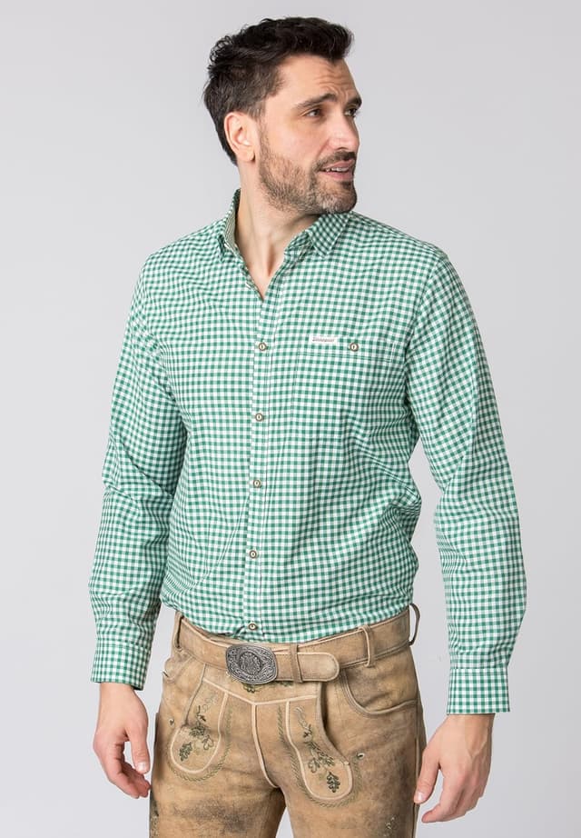 Thumbnail 4 de Stockerpoint Hemd Campos3 Trachtenhemden Manga Larga