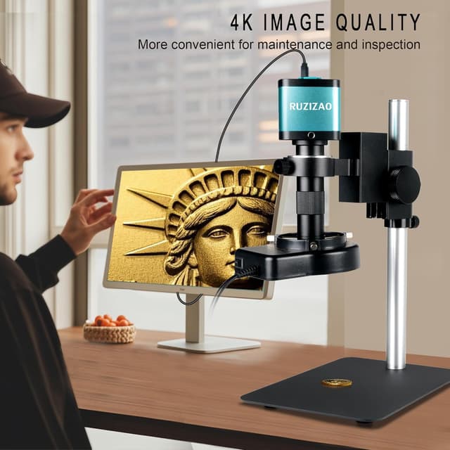 Detalle 2 de RUZIZAO Digital Mikroskop 48 Megapixel mit HDMI