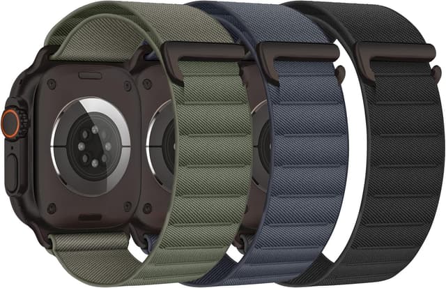 Detalle de 3-Pack Alpine Loop Nylon Sport Strap compatible with Apple Watch (40mm–49mm)