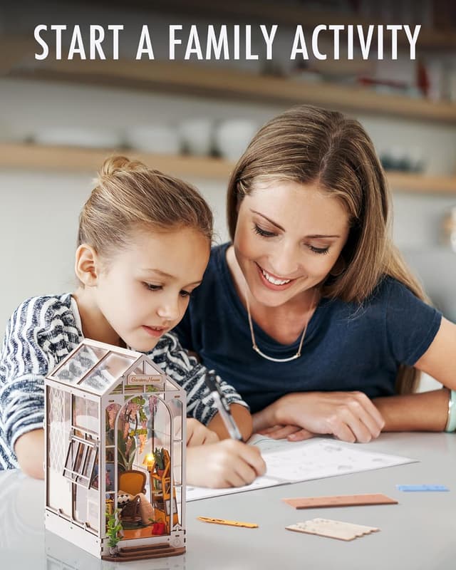 Thumbnail 4 de Rolife Book Nook kit miniature 176 pièces