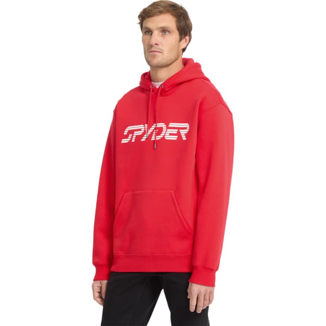 Detalle de Spyder Sudadera de hombre Wordmark Spyder con capucha