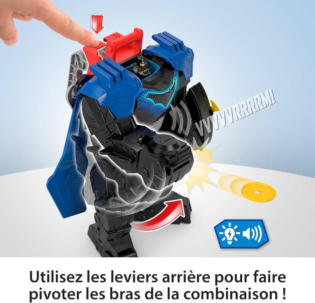 Thumbnail 4 de Imaginext Combinaison de Vol Batman 36,5 cm