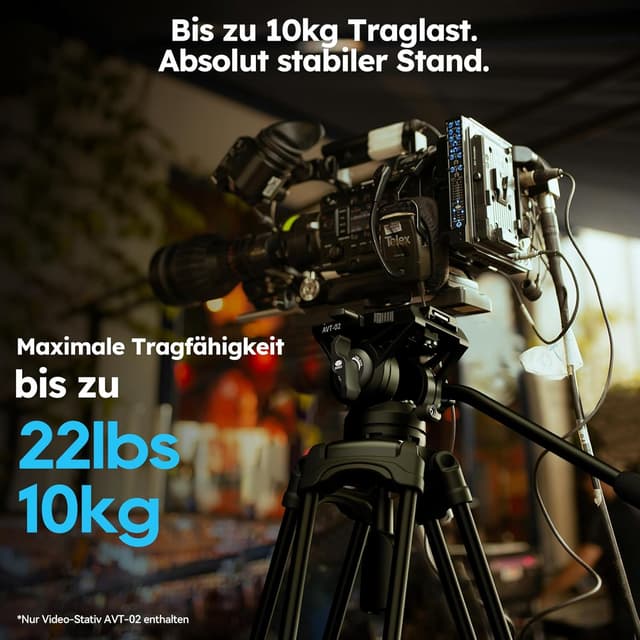 Thumbnail 4 de Sirui AVT-02 Video-Stativ 190 cm