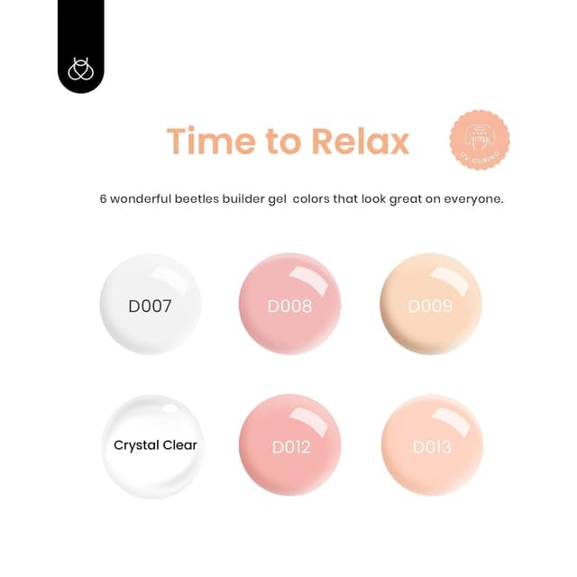 Thumbnail 4 de Beetles Builder Gel Set 6 Colors 💅