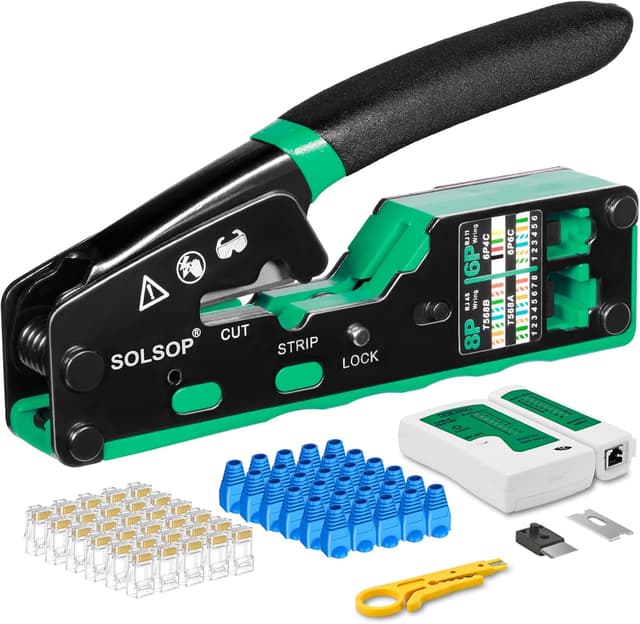 Detalle de Solsop RJ45 crimp tool, Cat6
