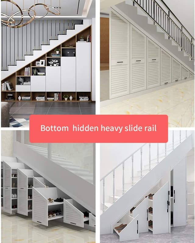 Thumbnail 6 de AOLISHENG Bottom Mount Heavy Duty Drawer Runners 120kg 🪚