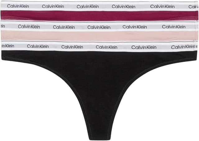 Thumbnail 3 de Calvin Klein Pack de 3 Braguitas Tanga Mujer 🖤