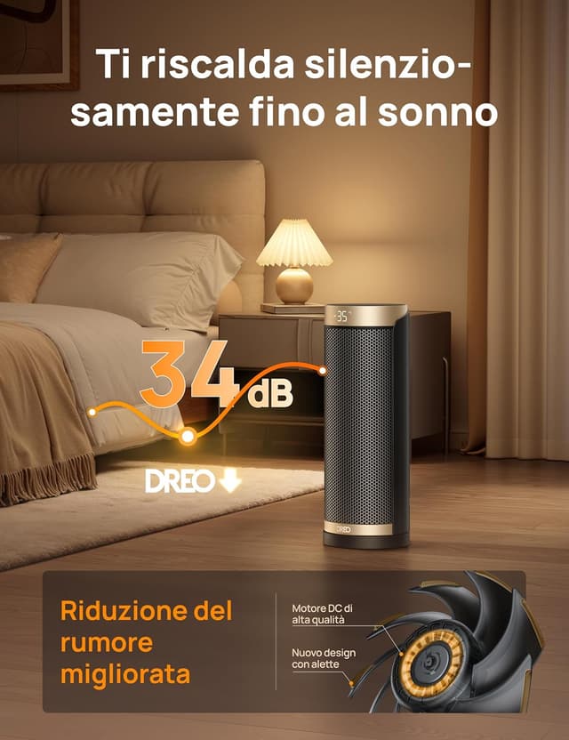 Thumbnail 5 de Dreo Termoventilatore 1800 W riscaldatore ceramico