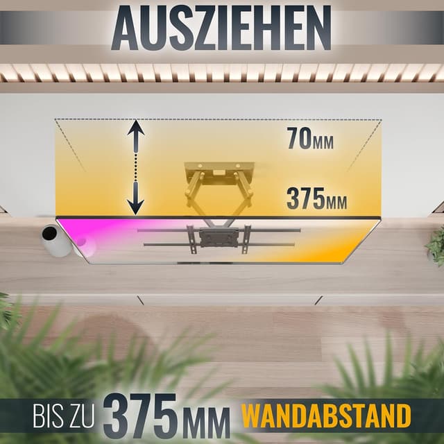 Detalle de RICOO S7264 TV-Wandhalterung 50 kg