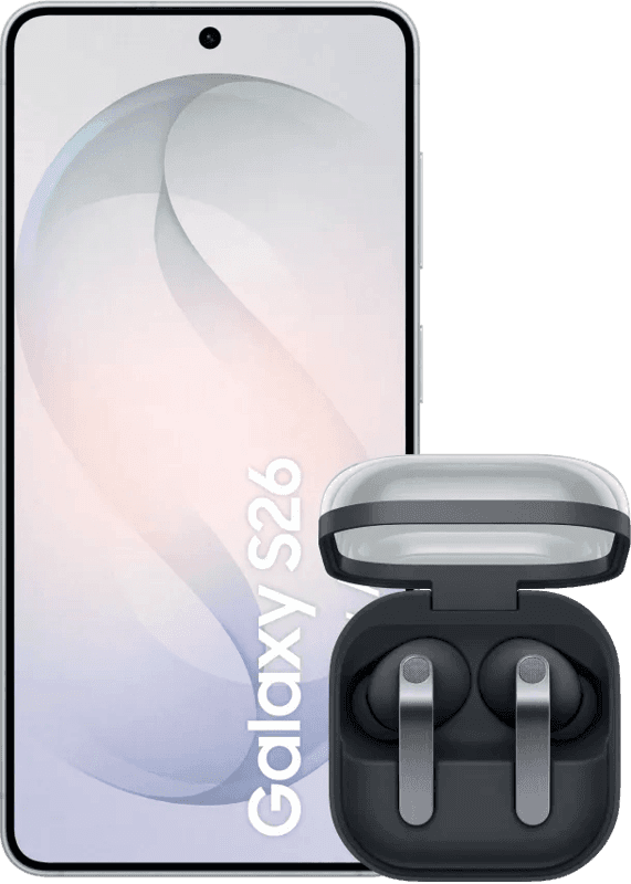 Detalle de Samsung Galaxy S26 256GB Weiß 5G Bundle mit Buds4 Pro