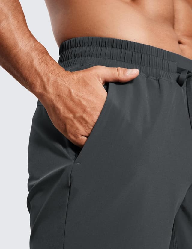 Detalle 2 de CRZ YOGA Short Running Homme avec doublure intégrée – 18 cm, gris encre L