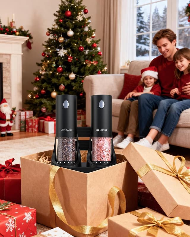 Thumbnail 1 de Electric Salt & Pepper Grinder Set