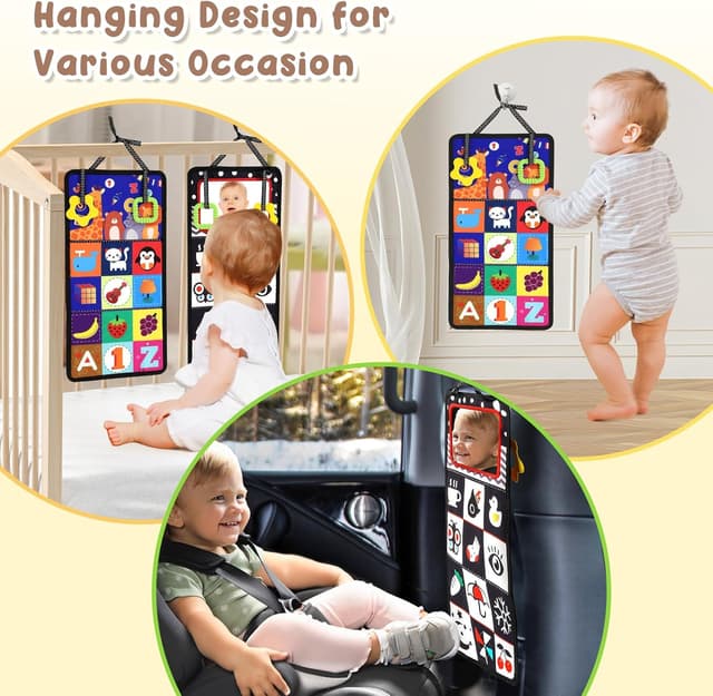 Thumbnail 6 de URMYWO Tummy Time High Contrast Mirror 0-12 Months