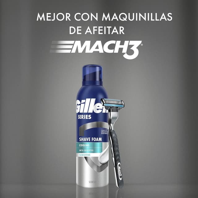 Thumbnail 1 de Gillette Series Espuma Afeitar Refrescante Eucalipto 250ml 🧔