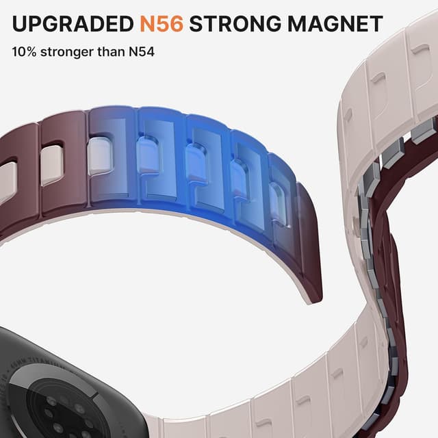 Detalle de Bandletic magnetic Apple Watch strap