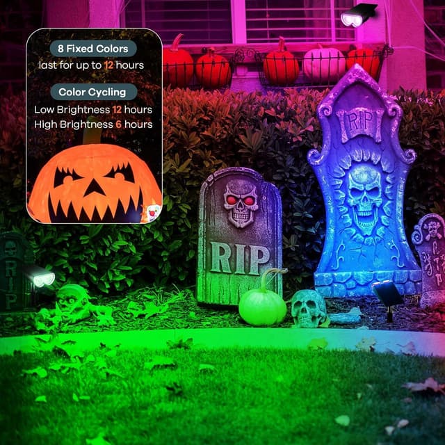 Thumbnail 1 de Linkind Luces Solares LED Jardín 🌟 - 8 Colores, Impermeable